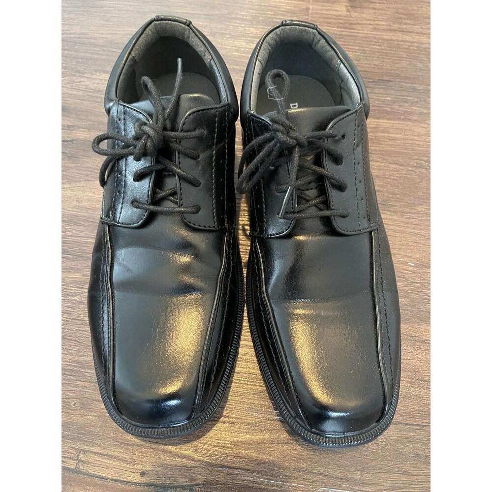 Stacy Adams Abram Men’s Black Dress Derby Square Toe Lace-Up Shoes 8.5 M